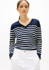Джемпер Tommy Hilfiger Jumper, Dark Night Navy Ivory Petal/Blue