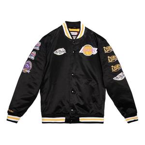 Куртка Mitchell & Ness NBA Los Angeles Lakers Champ City Satin Jacket 'Black', черный