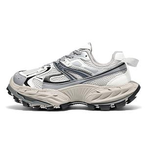 Wooden Rabbit Амортизирующие, устойчивые к истиранию, дышащие, увеличивающие рост низкие массивные кроссовки мужские серые, цвет Gray