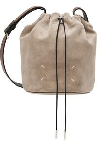 Maison Margiela Сумка-Ведро через плечо бежевого цвета на завязках