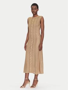 Вязаное платье regular fit Canape 58675 Luisa Spagnoli, бежевый