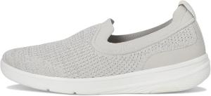 Женские кроссовки FitFlop, модель Super-Q Knit Slip-On, серый