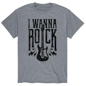 Мужская черная футболка I Wanna Rock Licensed Character