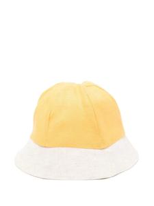 Шляпа с контрастными полями La Stupenderia, желтый