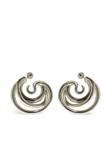 Глянцевые серьги Panconesi, серебряный