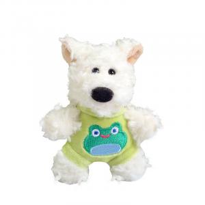 Плюшевый кулон с милым щенком вест хайленд уайт терьера, 13 см Jinnew, Cute West Highland Puppy-Frog