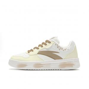 Удобные низкие скейтбордные кроссовки унисекс с противоскользящей амортизацией Anta, белый