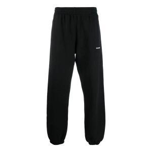 Брюки wave diagonal slim sweat pant 'black' Off-White, черный