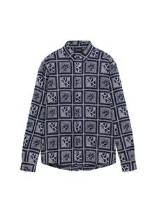 Рубашка на пуговицах классического кроя Desigual, Blue