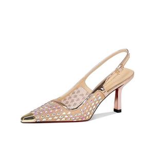 Туфли на тонком каблуке высотой 7 см для женщин JESSICA SOPHIA, Champagne