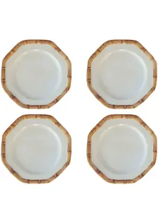Набор bamboo из четырех тарелок, 27 см, Les-Ottomans, белый