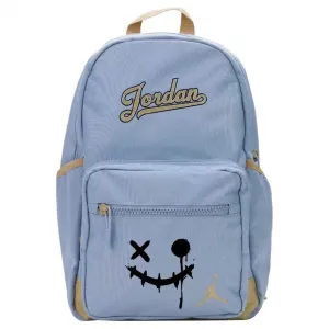 Jordan Полиэстеровый рюкзак Unisex Blue, Smiley Face