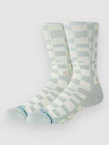 Носки Stance Wave Check Crew Socks, paleblue