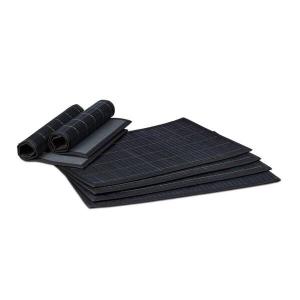 Подставка для столовых приборов 6 шт. Relaxdays, черный