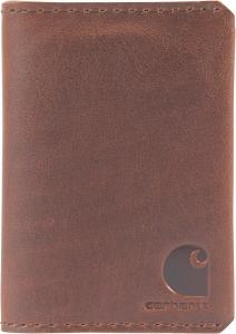Кошельки из кожи Carhartt для мужчин, доступны в разных стилях и цветах, Brown (Front Pocket Bi-Fold)