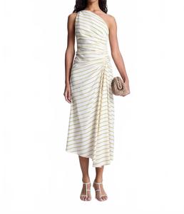 Женское платье Кэролайн в канареечную полоску A.L.C., Canary Stripe
