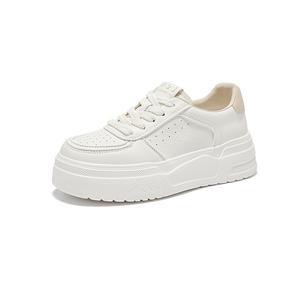 Легкие дышащие низкие кроссовки для скейтбординга, увеличивающие рост, унисекс, экрю JOSINY, Ecru