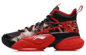 Баскетбольные кроссовки Power 7 мужские, среднего размера, черные/красные Lining