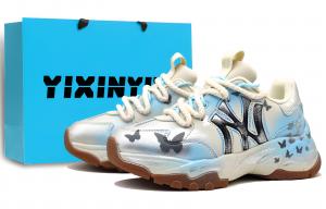 Кроссовки Big Ball Chunky Low Top Chunky унисекс Flash Butterfly Blue MLB, Flash Butterfly Blue (Shopping Bag)