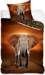 Постельное белье Elephant Safari - хлопок 140x200 см Подушка и одеяло PHU CARBOTEX