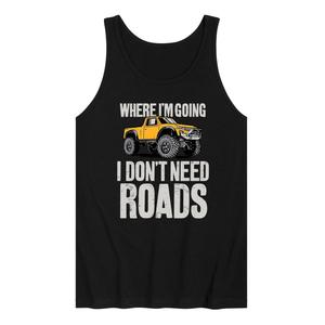Мужская майка I Don't Need Roads Licensed Character