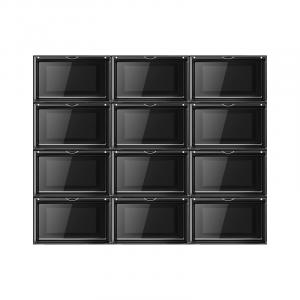 Органайзер для обуви настенный JEKO&JEKO, черный-12pcs