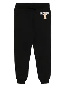 Спортивные брюки с логотипом Moschino Kids, черный