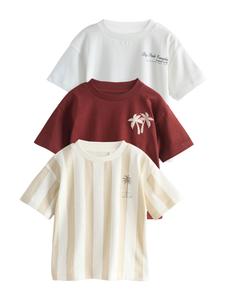 Next Футболка в цветах Ivory, Red, White