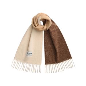 Шарф из полиэстера вязаный для женщин ELLE, mocha