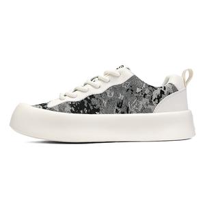 Низкие мужские кроссовки LINGPAO, White Black