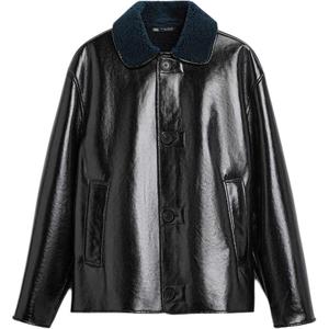 Кожаная куртка мужская Deep Sea Blue ZARA