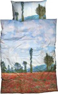 Комплект постельного белья Клода Моне Маковое поле, мультисатин, 135 см x 200 см Casatex