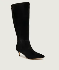Кожаные ботинки McKay Stiletto Lauren Ralph Lauren, черный
