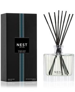 Ароматический тростниковый диффузор Ocean Mist & Sea Salt, 5,9 унции NEST New York, Ocean Mist & Sea Salt