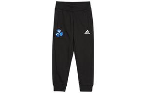 Детские трикотажные спортивные штаны Adidas, черный