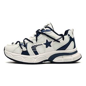 Кроссовки женские толстые низкие Double Star 88, темно-синий