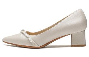 Туфли женские на высоком каблуке Ainer-Cat, белый