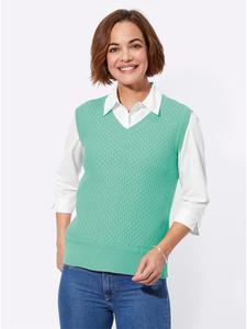 Бирюзовый жилет-свитер WITT WEIDEN