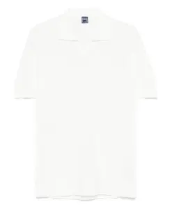 Поло из хлопкового пике Fedeli, белый