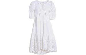 Платье с короткими рукавами женское белое Coach