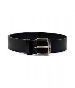 Кожаный ремень berker_sz40 Hugo Blue, черный