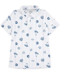 Поло Hurley Kids Printed Belmont Polo, белый