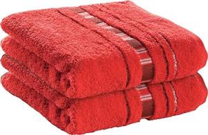 Полотенце Erwin Müller 2er-Pack 201787, 50x1x100 см, красный
