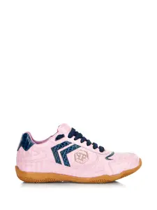 Кеды с аппликацией под крокодиловую кожу Philipp Plein, розовый