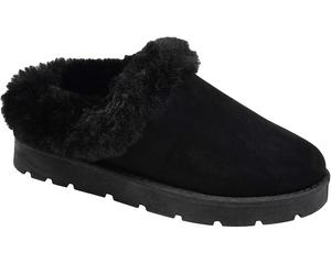 Женские тапочки Journee Collection Faux Fur Trim Whisp, Black