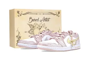 Jordan Кроссовки Air 1 Low Top Vintage баскетбольные unisex розовые