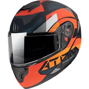 Модульный шлем MT Helmets Atom SV W17, оранжевый