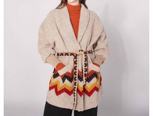 Куртка с поясом Bonaroo в бежевом цвете Astrid, Beige Combo