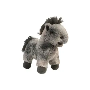 Плюшевая кукла Healing Sweet Plush Rainbow Horse высотой 22см/35см Mr. Toy, серый