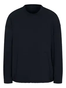 Толстовка с накладным карманом Giorgio Armani, синий